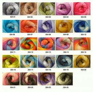 Фото Пряжа, Vizell, Rainbow 554-19