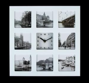 Часы настенные, 8 фоторамок (8х8см) "Ламанж" 839606
