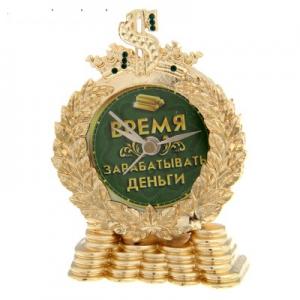 Часы настольные "Время зарабатывать деньги" 906870