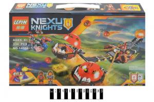 конструктор "brick" "nexo knights" 14004, 329-деталей, в коробке: 40,5х6х24 см