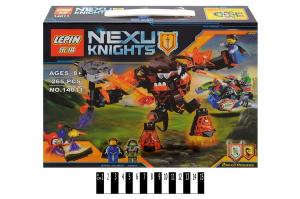 "Brick "   "NEXO  knights" (коробка ) 14011 265 дет. р.31х6х25 см.   Артику