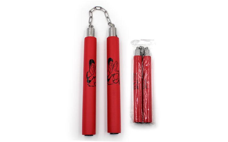 Нунчаку (нунтяку) тренировочные соединенные цепью