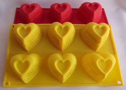 "Сердечки с выемкой" из 6ти