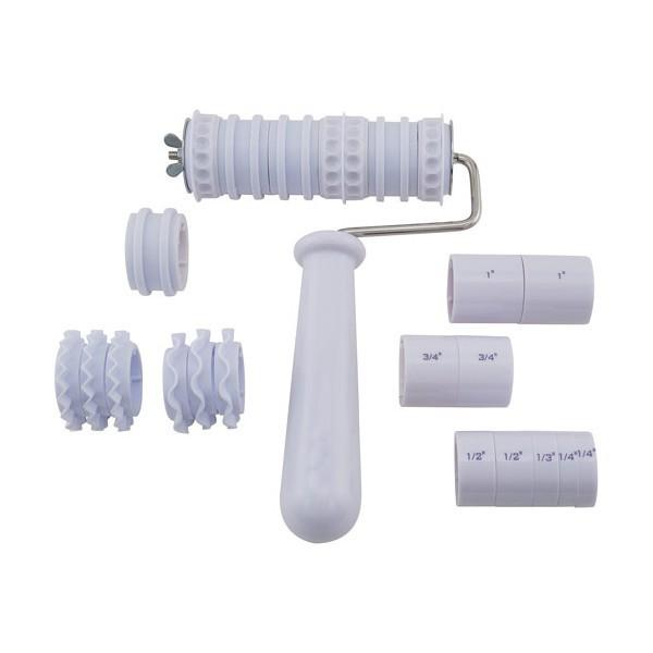 Валик для декора из мастики с сменными насадками