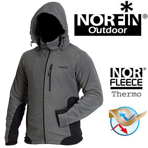 Куртка флисовая Norfin OUTDOOR GRAY