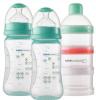 Набор бутылочек Bebe Confort Maternity пластиковые с контейнерами 2х270 мл. голубой