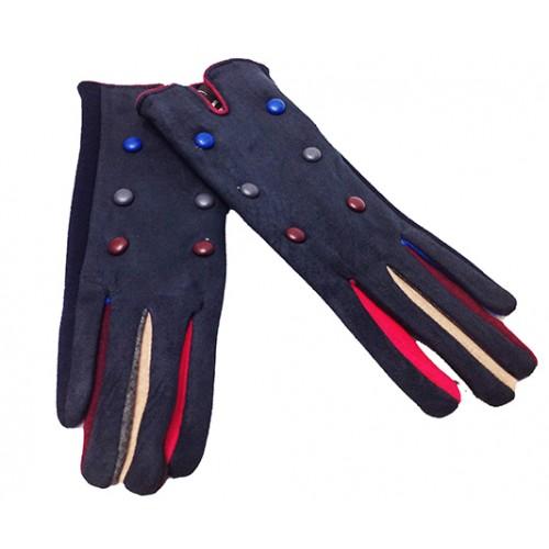 Женские перчатки Зимушка кашемир Артикул  P-36 черный