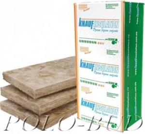 Вата Knauf ТЕПЛОплита 037-18-50 (50х610х1250)мм;  18,3 м.кв.