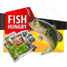 Fish Hungry - активатор клёва для Хищной рыбы (голодная рыба), 5 штук