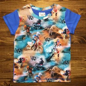 Футболка MOTO blue FB-061