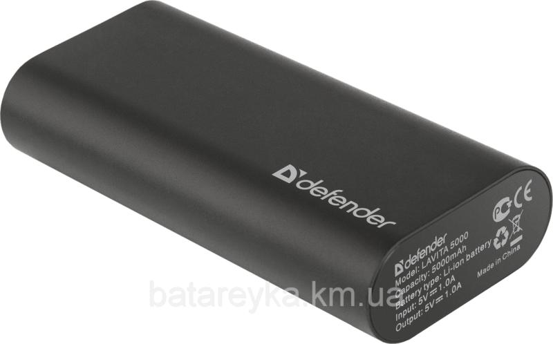 Power bank Defender Lavita 5000 1 USB, 5000 mAh, 5V/1A
