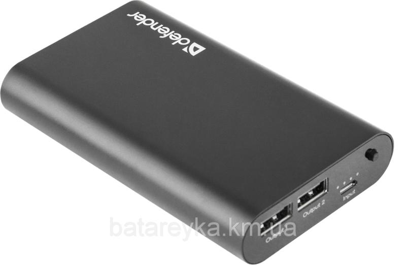 Power bank Defender Lavita 10000PL 2USB, Li-pol 10000mAh,5V,2A+1A