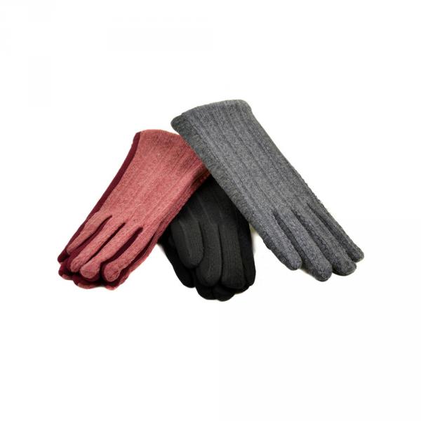 Перчатка Женская стрейч МариFashion F19/17 мод4 color mix плюш