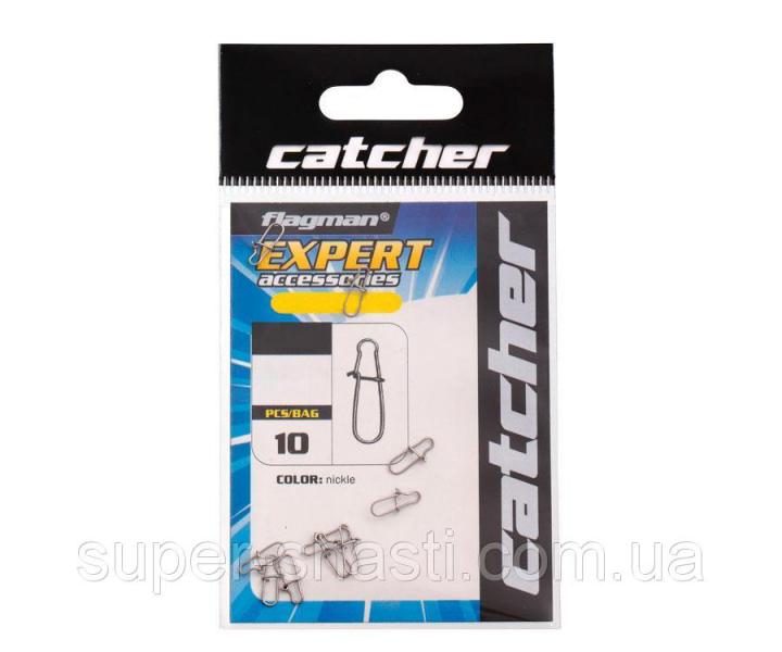 Фото Оснастка и монтаж, Вертлюги и застежки, Застежки Застежка американка Catcher #000