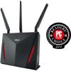 Беспроводной маршрутизатор ASUS RT-AC86U 802.11ac 2900Мбит / с 2,4 ГГц и 5ГГц 4xGbLAN USB3.0 поддержка IPTV 3G / 4G модемов