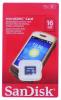 Карта памяти Micro SDHC 16Gb Class 4 Sandisk SDSDQM-016G-B35