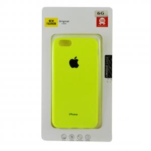 Фото Чехлы для Iphone, Apple Iphone 6+ Чехол-накладка Brand Soft Touch for iPhone 6/6S Plus Yellow