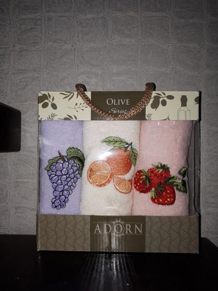 Подарочный набор полотенец 30*50 Adorn Турция