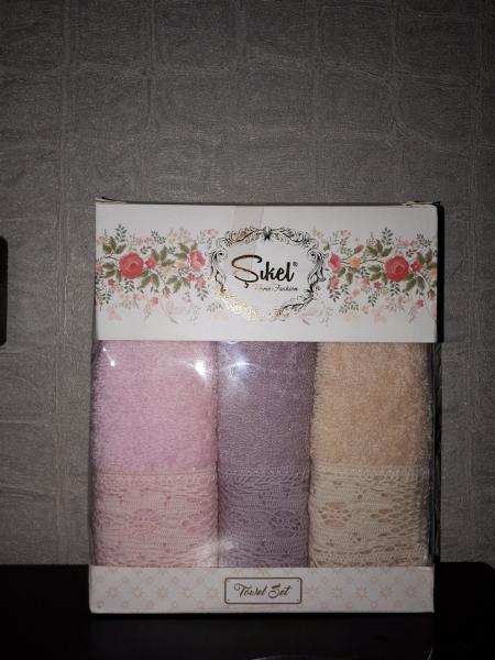 Подарочный набор полотенец 30*50 Sikel Турция