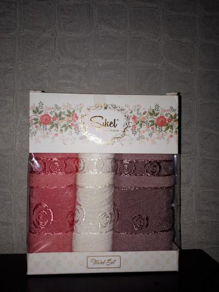 Подарочный набор полотенец 30*50 Sikel Турция