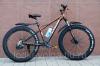 Велосипед FATBIKE FAT26AL8SP (алюминий, 8 скор., ACERA, 18" рама) (черно/оранжевый)