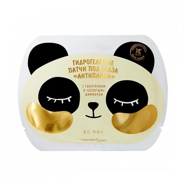 Фото для лица, уход за кожей вокруг глаз Гидрогелевые патчи под глаза «Антипанда» с гіалуроном