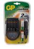 Зарядное устройство AA/AAA GP PowerBank PB50 + 4 аккумуляторные батареи GP Rechargeable 2700 мАч + Автомобтльный адаптер 12 В