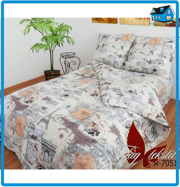 Комплект постельного белья Ранфорс(1.5-полуторный размер)