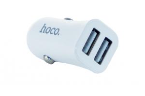 Автомобильное зарядное устройство Hoco - Z12 2USB x Micro-USB White