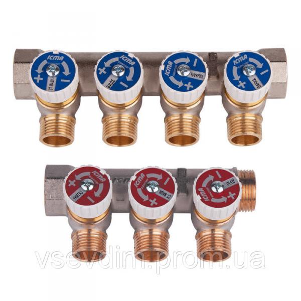Коллектор 3/4х2 резьба 1/2 "Icma" №227