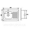  Imperial 6080-L (0,6мм) Decor - Кухонні мийки на Хмельницком рынке