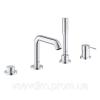 Grohe Essence 19578001 cмеситель для ванны на четыри отверстия