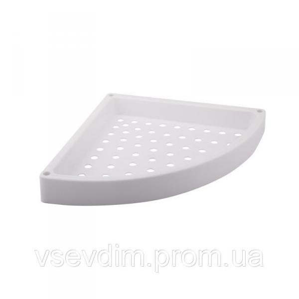Potato P331-1 полка угловая пластиковая 240*240*45 mm