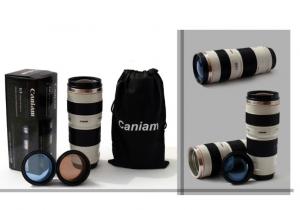 Термочашка в форме объектива Caniam (Canon) EF 70-200 с чехлом Белая