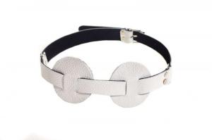 Маска SUB leather mask,white
