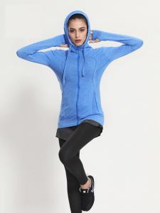 Женские спортивные кофты для спорта, 4 цвета, кофта для бега, одежда, кофточка, одежда, олимпийка для фитнеса Синий