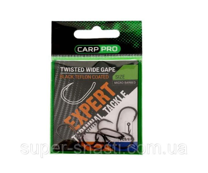 Фото Спиннинги,удочки, Карповые удилища, Carp Pro Крючки Carp Pro Twisted Wide Gape BT Series №4