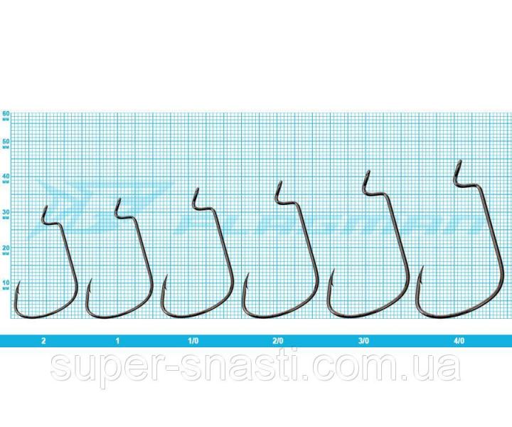 Фото Спиннинги,удочки, Спиннинги, Flagman Крючки Flagman Worm Super Wide Gape Offset №2