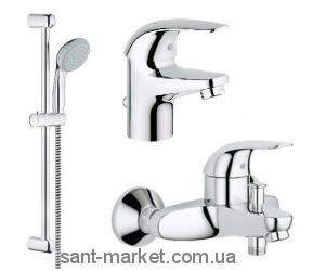 Grohe EuroEco Набор смесителей 121637 - Крани та змішувачі в магазине Одессы