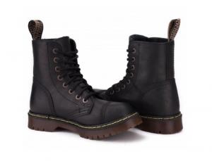 Черевики Steel 113/114/AL Black Original. Шкіра. Ботинки кожа всесезон. Steel 113 AL black чорн