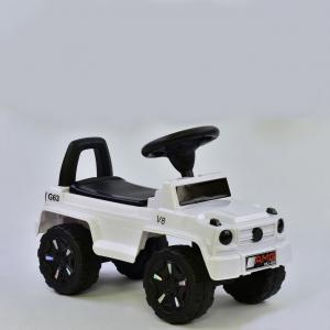 Машина-толокар V-10606 JOY, цвет белый, русское озвучивание, световые эффекты, багажник