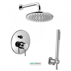 Душевая система скрытого монтажа PAFFONI LEVEL KIT LIG015 CR