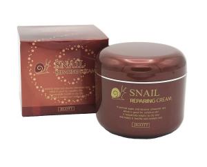 Восстанавливающий крем с экстрактом слизи улитки Jigott Snail Reparing Cream 100мл