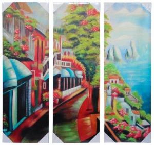 Картина (репродукция) 78*80 см, без рамки (3 части)