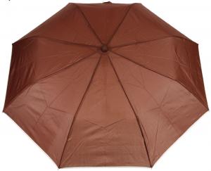 Зонт женский от дождя (полуавтомат) 3720 коричневый
