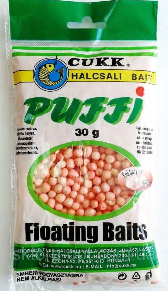 Фото Прикормка, Наживки Тесто воздушное Cukk Puffi Midi 30гр Garlic Чеснок