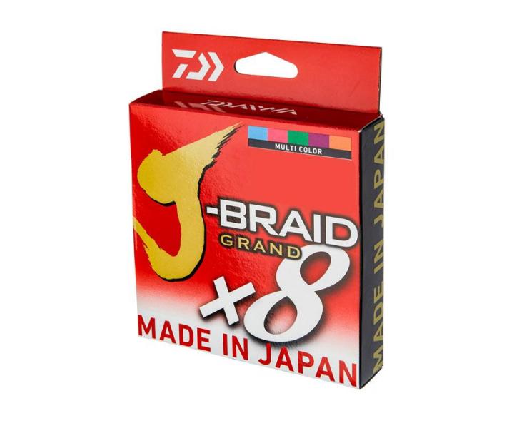Фото Спиннинги,удочки, Спиннинги, Daiwa Шнур Daiwa J-Braid Grand x8 Multicolor 150м 0.10мм