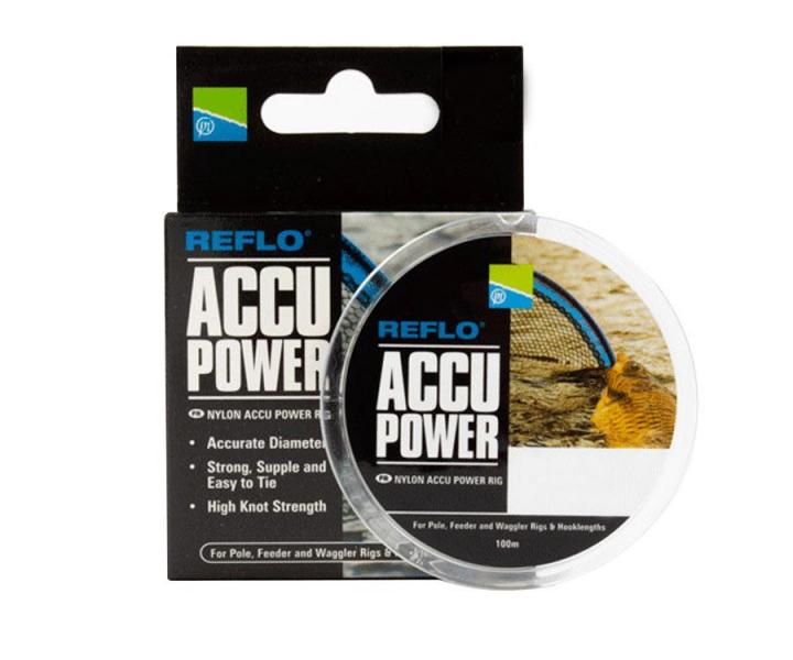 Фото Леска, шнуры, поводки, Флюорокарбон, Preston Леска Preston Accu Power 100м 0.14мм