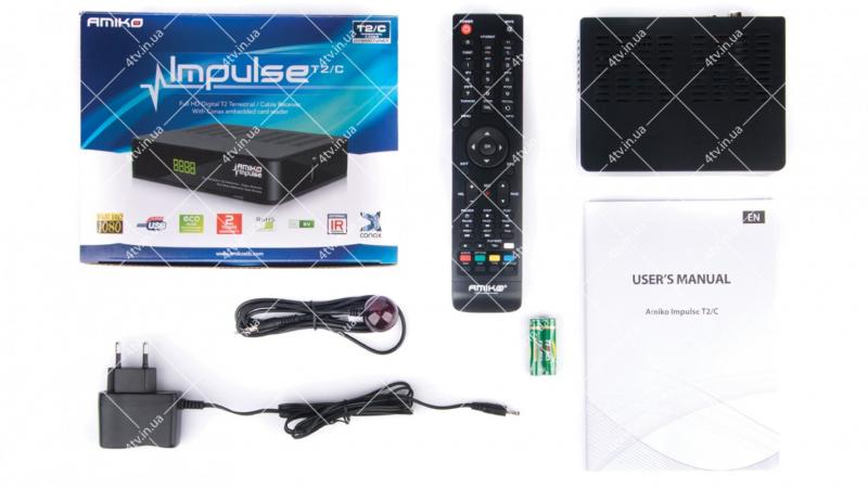 Фото Ресиверы SAT/DVB-Т2/Android, Эфирные DVB-T2 Amiko Impulse DVB-T2/С