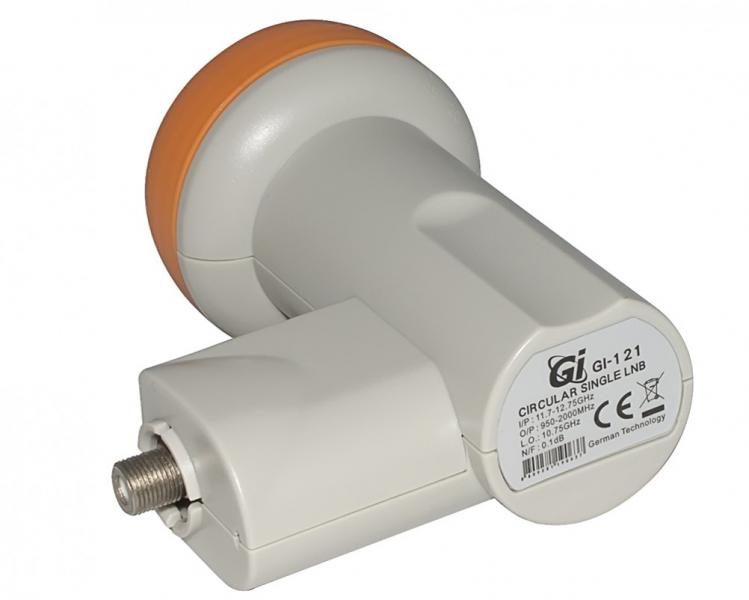 Фото Антенны и комплектующие, Конвертеры SAT, Круговой поляризации (L/R) Galaxy Innovations GI-121 SINGLE CIRCULAR